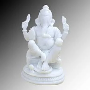 White Marble Ganesh Statue